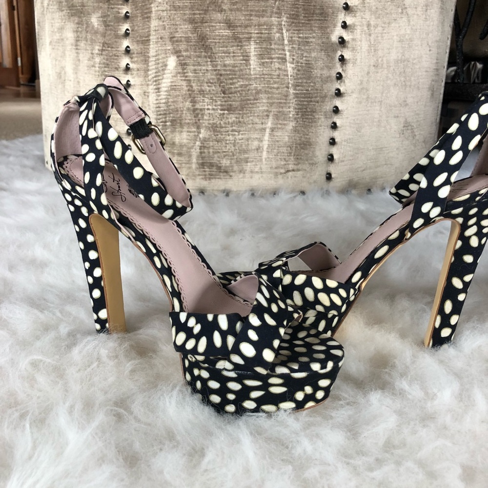 Colin Stuart polka dot heels